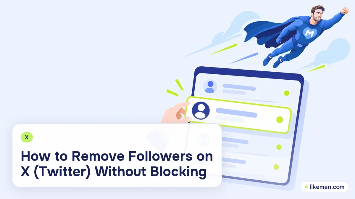 Removing Followers on X (Twitter) Without Blocking Them