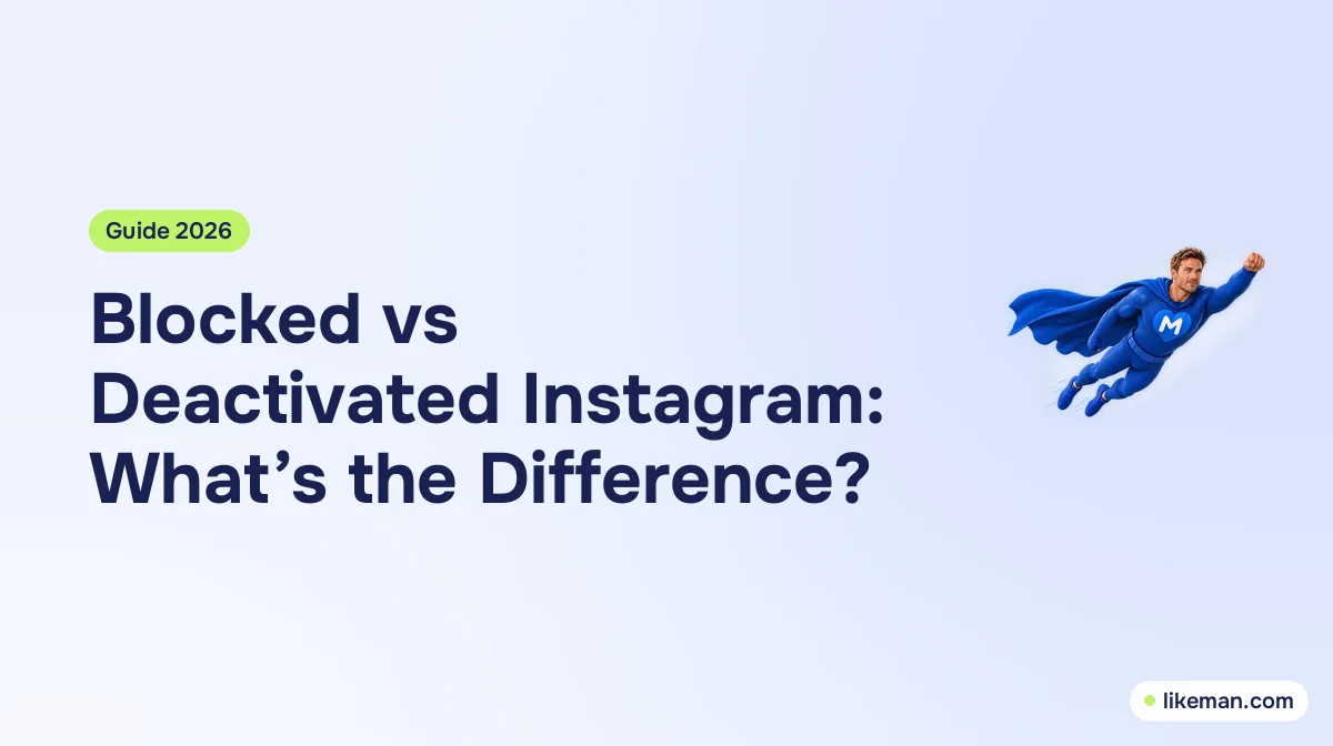 Blocked vs Deactivated Instagram: What’s the Difference?