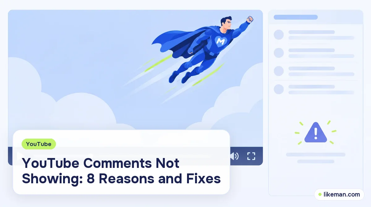 YouTube Comments Not Showing: 8 Reasons and How to Fix Each